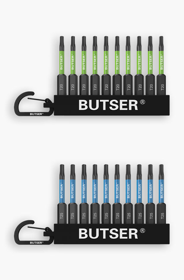BUTSER combiset Torx 20 + Torx 25 (10% korting)