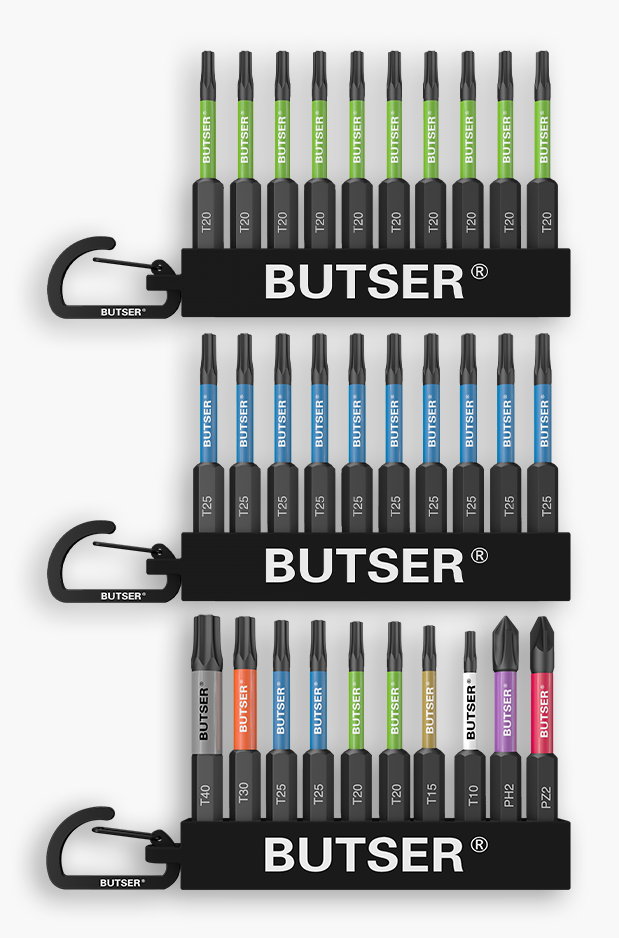 BUTSER combiset Torx 20 + Torx 25 + Set Compleet (15% korting)